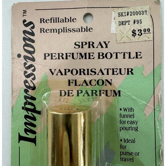 Retro 1990 Old Stock Travel Perfume Spray Bottle Perfume / Scents - Picture 2 of 3